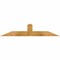 Ekena Millwork Portland Rough Sawn Timber Gable Bracket, Western Red Cedar, 48"W x 10"H x 2"D x 4"F, 5/12 Pitch GBW048X10X0204POR00RWR - alternate 1